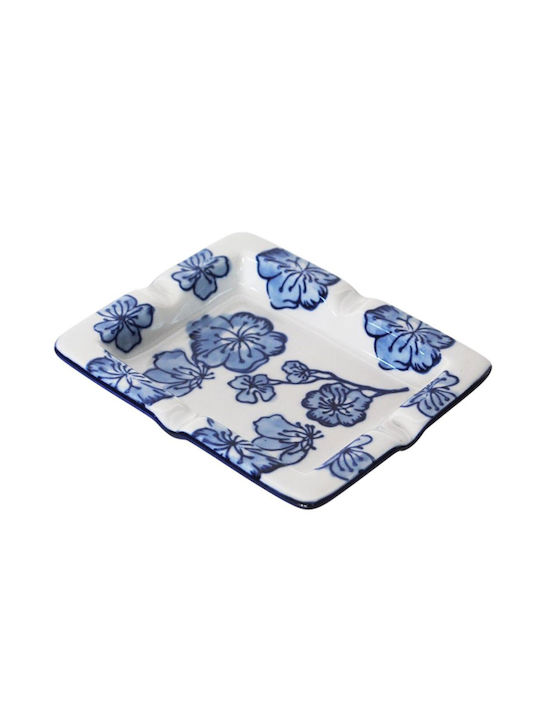 Σταχτοδοχείο Flower 00.03.34037 13x10,5cm White...