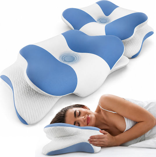 Linomag Възглавница с Memory Foam 40x65x14.5cm в Бял цвят