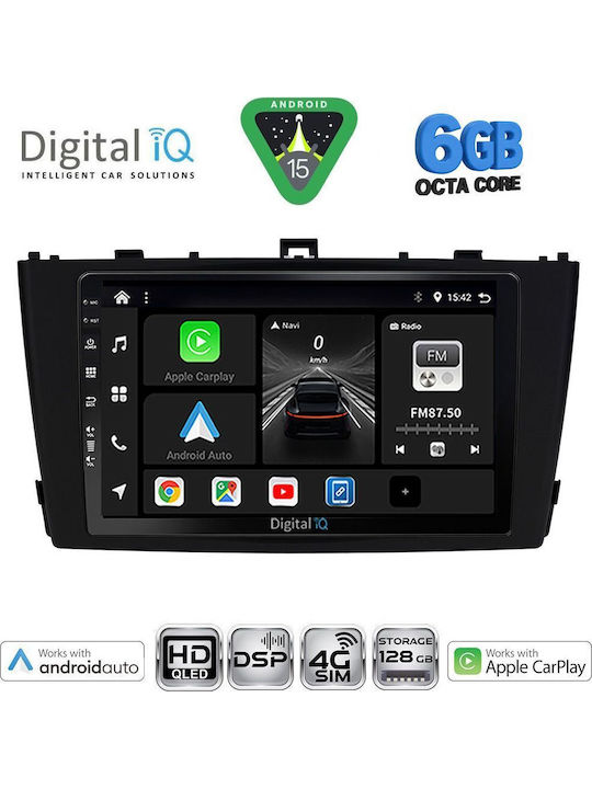 Digital IQ Car Audio System for Toyota Avensis 2009-2015 Bluetooth USB WiFi GPS Apple CarPlay Android Auto with 9" Touch Screen