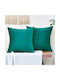 Kotonia Home Decorative Pillow Case 100% Cotton Blue 40x40cm