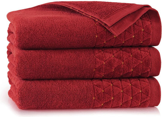 Zwoltex Хавлиена Кърпа За Тяло Oscar 70x140см Бордо Тегло 500гр/м²