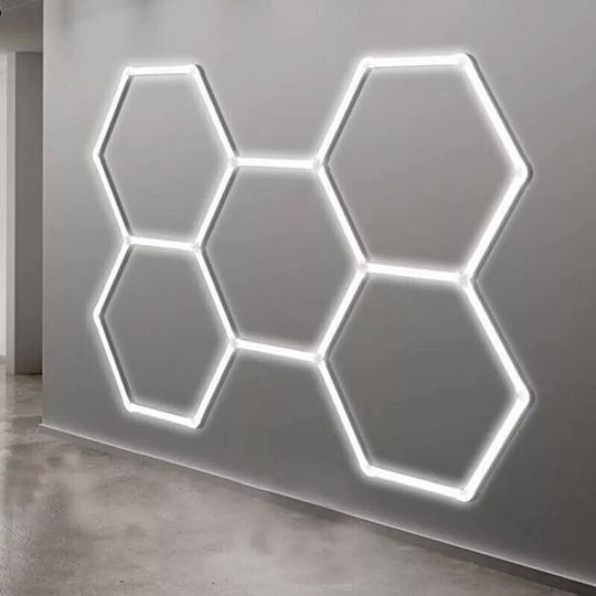 LED Corp de Iluminat Liniar De Plafon Alb Rece 44cm
