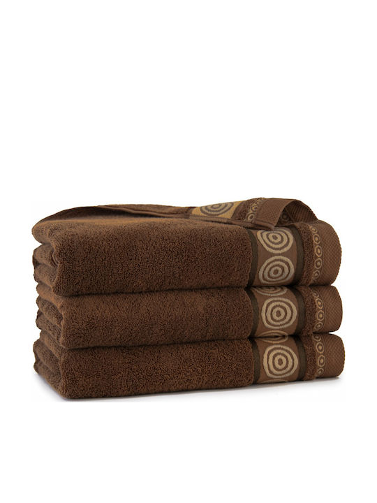 Zwoltex Handtuch Rondo 30x50cm Schokoladen Gewi...