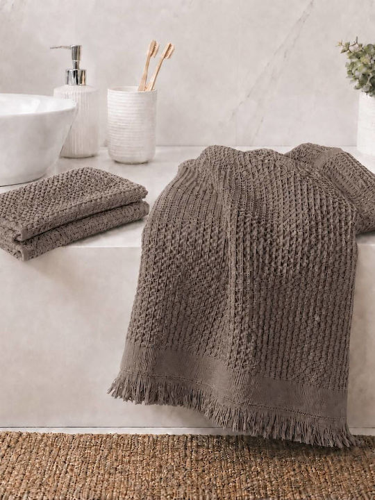 Rebeka Home Set De Prosoape De Baie 2 Buc Whk5506 Maro