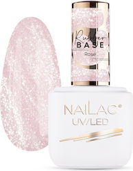 Bază Rose Rubber Nailac 7ml