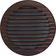 Round Vent Mesh 125mm Brown Wd-007-0320