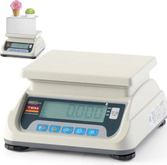 Ice Cream Portion Measuring Scale M Rs232 Lcd Legalization 20g 6kg 2g