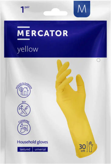 Mercator Medical Latex Untersuchungshandschuhe in Gelber Farbe 2Stücke