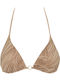 Bikini Triangle With Padding Beige