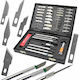 Set De Cuțite De Modelare Scalpel 56 Bucăți Lame De Precizie Falon-tech