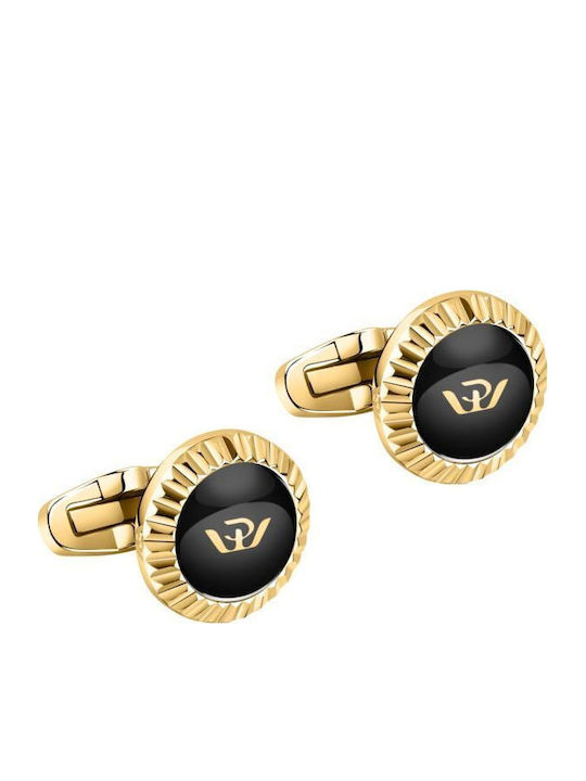 Philip Watch Cufflinks In Black Colour