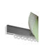 BetterHome Heavy Duty One-Way Curtain Track with Aluminum Mechanism in Beige Colour 250cm MHB-521016-250