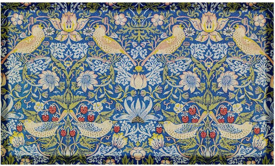 Artsy Mats Fußmatte Antirutsch William Morris Strawberry Thief Rote 70x40cm