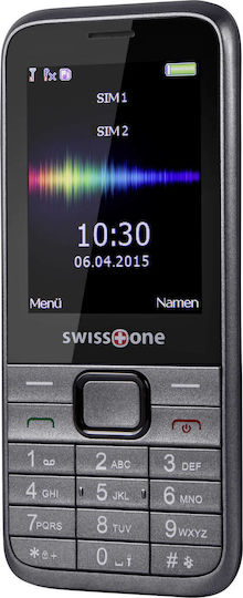 Swisstone SC 560 Dual SIM Handy mit Tasten Schwarz