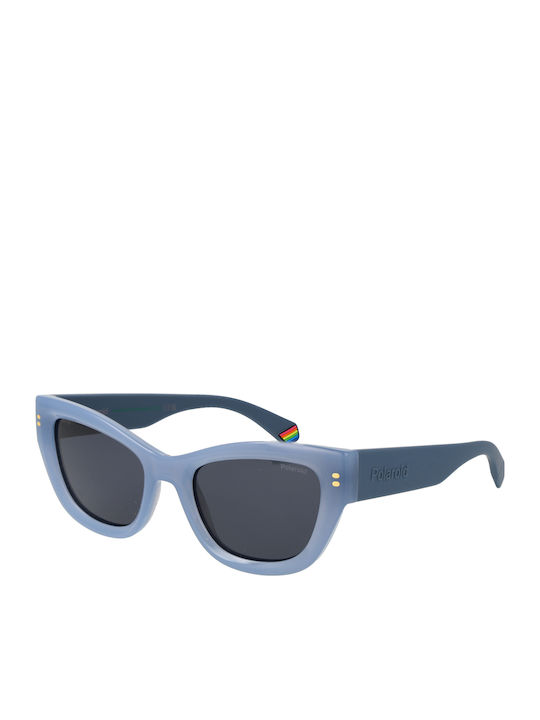 Polaroid Damenträger Sonnenbrille mit Blauer Ho...
