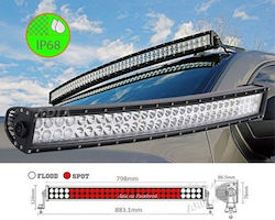 Curved LED Light Bar 4x4 Double Row IP68 883mm