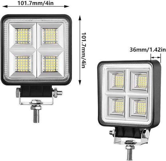 LED Work Lights 4 Inch 48W Offroad 4x4 Vehicles
