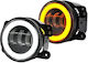LED Autoscheinwerfer Nebel 4 Zoll Ring Angel Eyes
