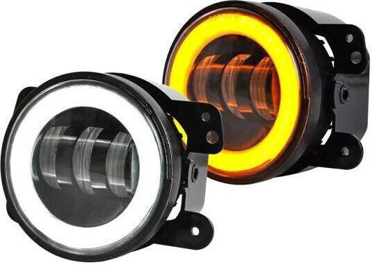 LED Autoscheinwerfer Nebel 4 Zoll Ring Angel Eyes