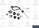 Cablu De Ambreiaj Fiat Punto 176 55 Lungime 1 Mm 855 Lungime 2 Mm 465 7735823 7798973 21164-10054