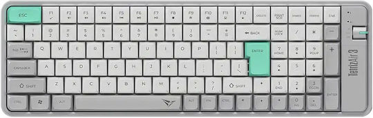 Alcatroz Tetriz Air 3 Wireless Bluetooth Keyboard English US Winter White