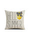 ecarla Dekorativer Kissenbezug Hello Summer 45x45cm