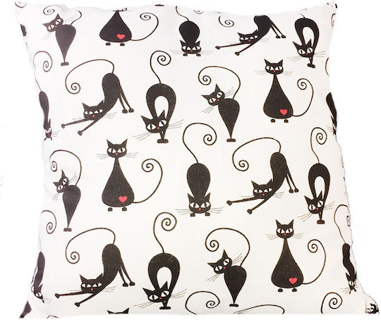 Extrapościel Dekorativer Kissenbezug Katzen Kätzchen Katze Kätzchen 45x45cm