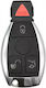 Carcasa Cheii Auto Mercedes Smart Key A B E C S W203 W204 4 Butoane Capac Cu Închidere 1143-f