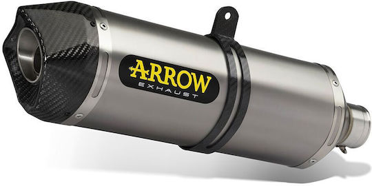 Arrow Exhaust Titanium Race-tech Carbon End Cap Short Honda X-adv 750 '25-'26 71985pkc.titanium