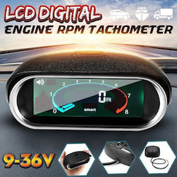 Digital RPM Counter LCD Car Boat Truck 9-36V