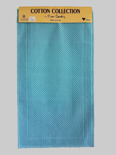 Texi Bath Pat Mat De Baie Din Bumbac 78416-01 Turcoaz 60x110 cm