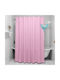 Fabric Shower Curtain 180x200cm Pink