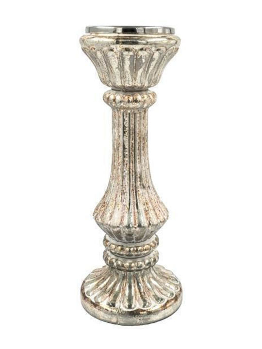 Fylliana Glass Candle Holder In Gold Colour 12x...