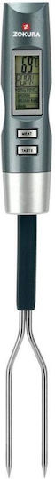 Zokura Digital Lebensmittelthermometer Kochen mit Sonde +50°C / +300°C