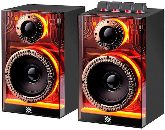 Defender Futuro Wireless Computer Speakers 2.0 with Bluetooth and 10W Power Black