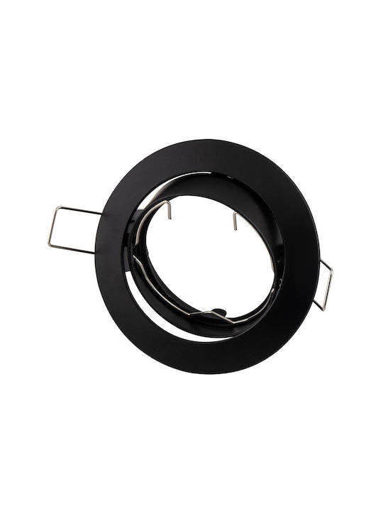 ARlight Ccc 5213 Bk Χωνευτό Σποτ Μαύρο 2τμχ
