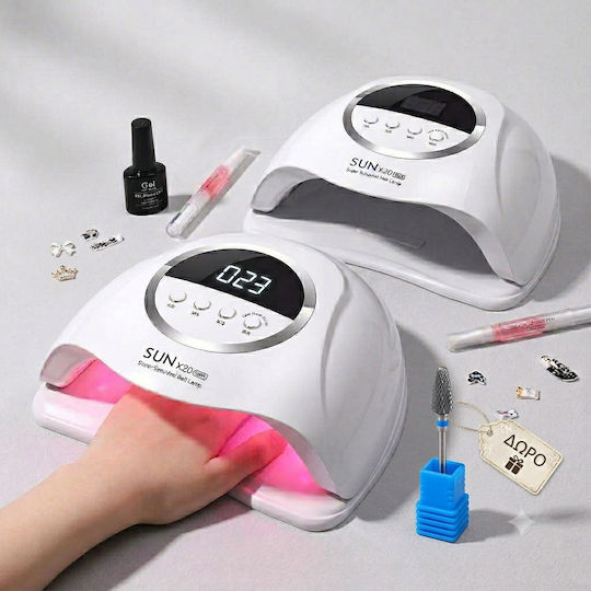 Professional Set 1 Nail Polish Curing Lamps 72 UV LED 320W Sun X20 Max