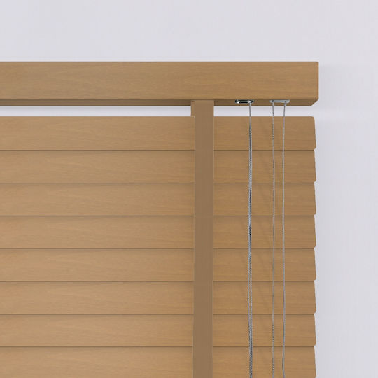 BetterHome 805212 Щора За Засенчване От Дърво В Кафяв Цвят Ш80xВ80см