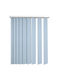 BetterHome 625050 Stoffjalousie in Hellblau Farbe P250xH200cm