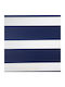 BetterHome Rollos Sichtschutz 525875 Partieller Blackout Doppelt Blau P120xH100cm