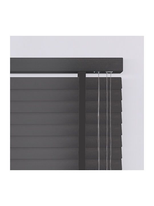 BetterHome 805222 Στόρι Σκίασης Ξύλινο σε Γκρι Χρώμα Π80xΥ80εκ.