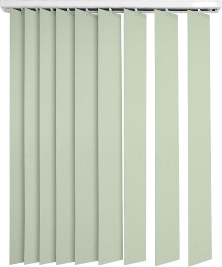 BetterHome 625063 Stoff Jalousie in Grün Farbe P100xH80cm