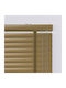 BetterHome 825050 Στόρι Σκίασης Αλουμινίου σε Χρυσό Χρώμα Π100xΥ80εκ.