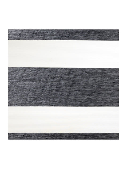 BetterHome Roller Blinds 525833 Partial Blackout Double Grey W120xH120cm MHB-7532-08-120x120