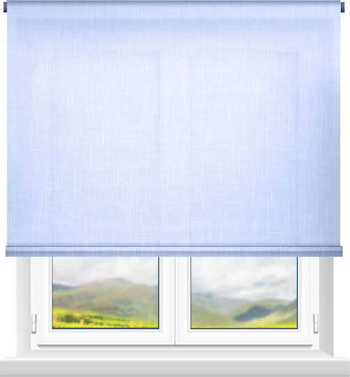 BetterHome Rollos Sichtschutz 479012 Partieller Blackout Blau P120xH100cm
