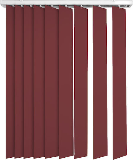 BetterHome 627042 Στόρι Υφασμάτινο Κόκκινο 80x100εκ. MHB-7010-42-Vertical-80x100