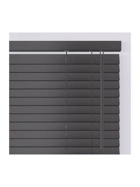 BetterHome 815222 Wooden Blinds in Grey Colour P80xH80cm