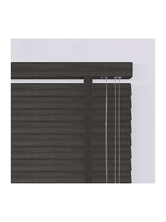 BetterHome 805610 Wooden Shading Blind In Brown Colour W80xH100cm