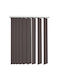 BetterHome 625072 Stoff Jalousie in Brauner Farbe P80xH100cm