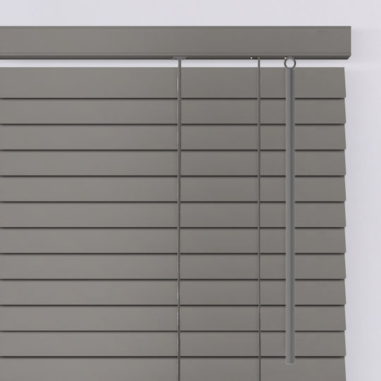 BetterHome 815287 Στόρι Σκίασης Ξύλινο σε Γκρι Χρώμα Π80xΥ100εκ.